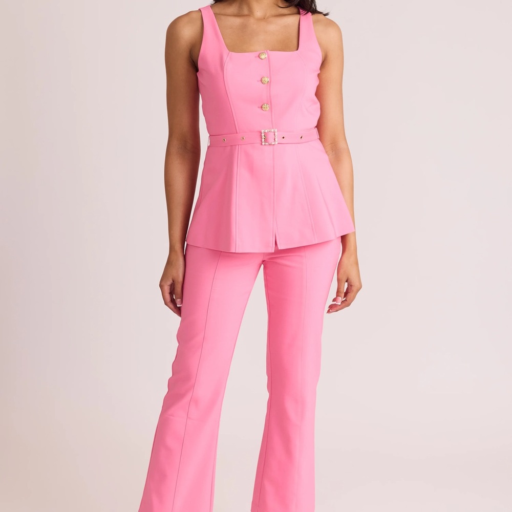 Chic Pink Women's Jumpsuit